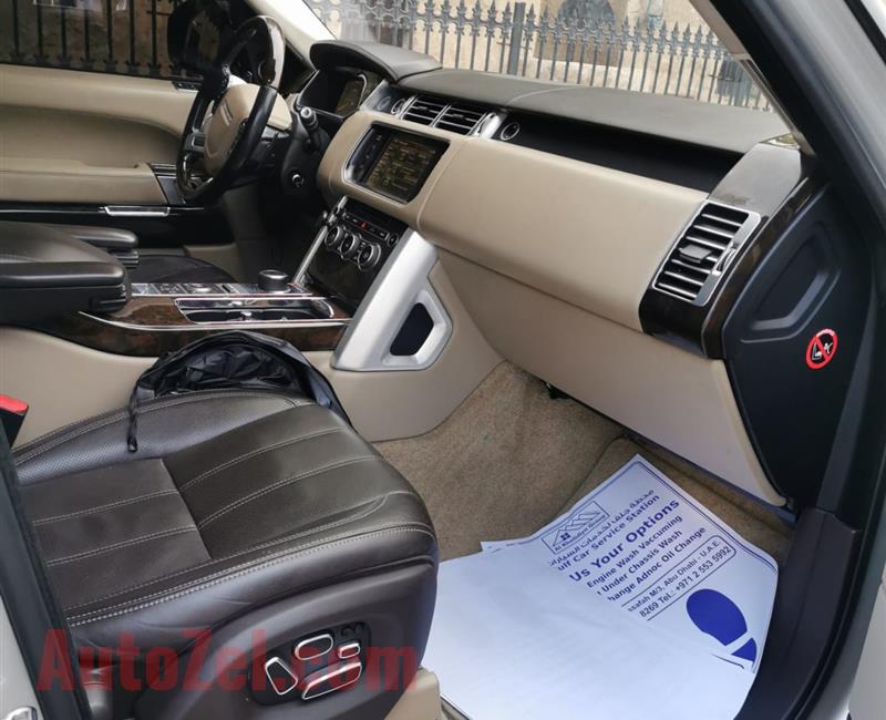 For sale Range Rover supercharged GCC specs Model 2014 Price 128.000