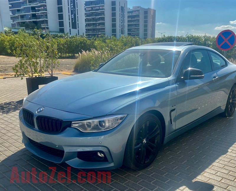 BMW 420I M-KIT GCC ( 2015 ) ORIGINAL M-KIT sport- NEW 4 TIRES FREE ACCIDENT