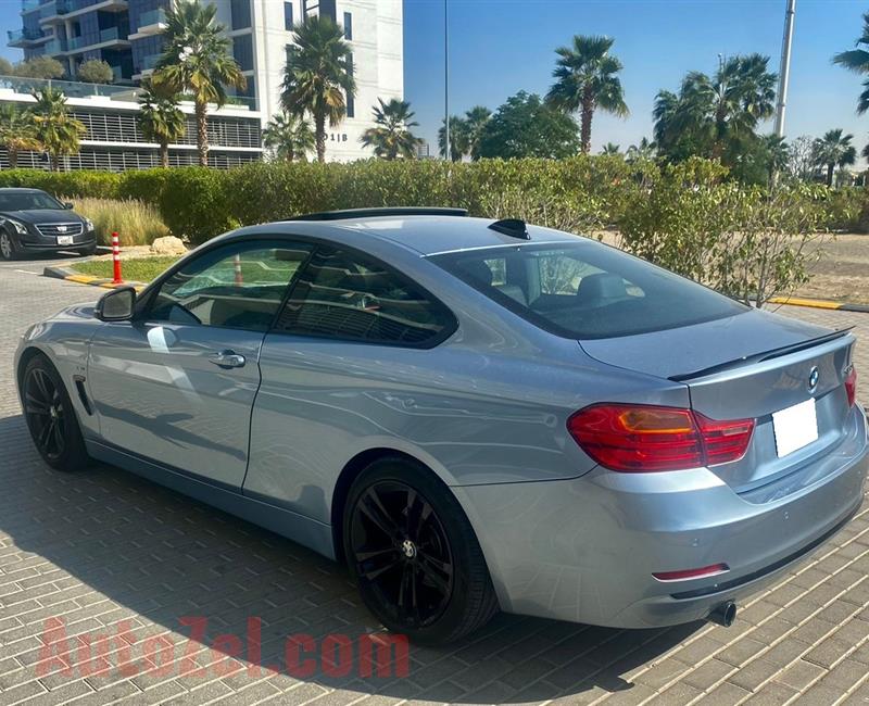 BMW 420I M-KIT GCC ( 2015 ) ORIGINAL M-KIT sport- NEW 4 TIRES FREE ACCIDENT