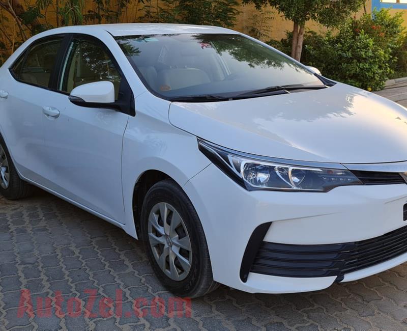 Toyota corolla SE 1.6 Gcc 2018 Free accident