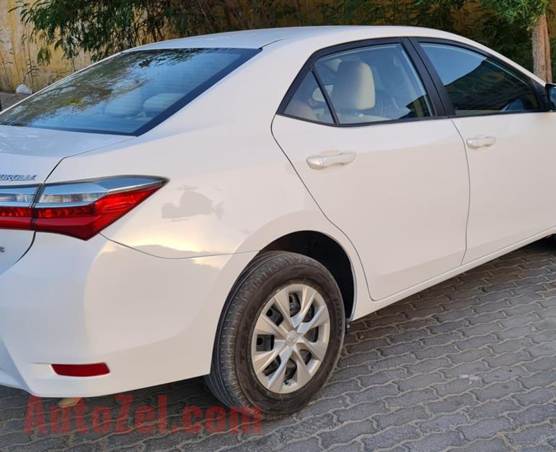 Toyota corolla SE 1.6 Gcc 2018 Free accident