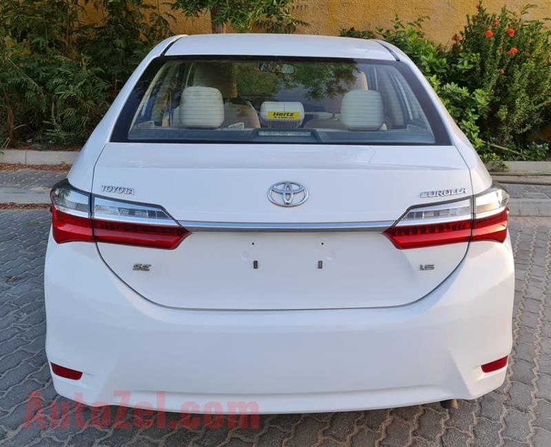 Toyota corolla SE 1.6 Gcc 2018 Free accident