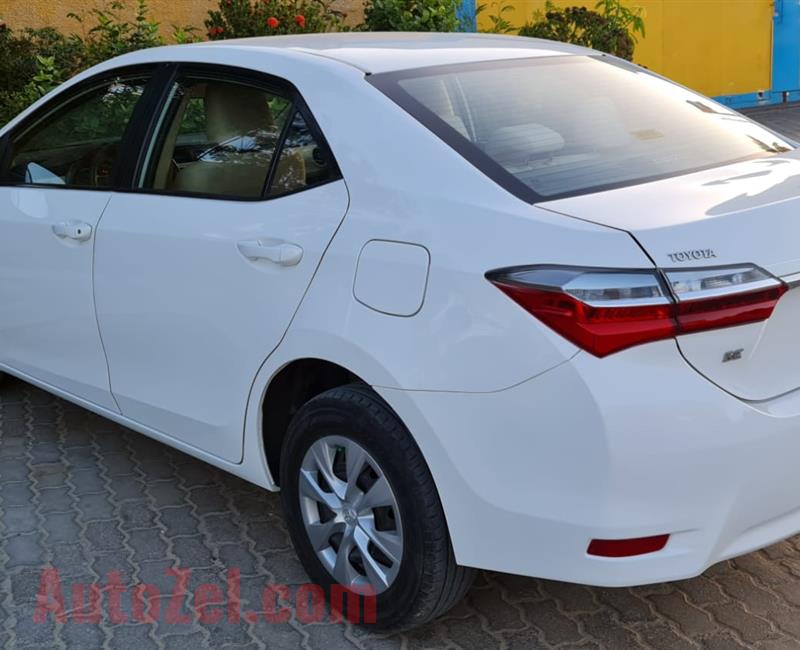 Toyota corolla SE 1.6 Gcc 2018 Free accident