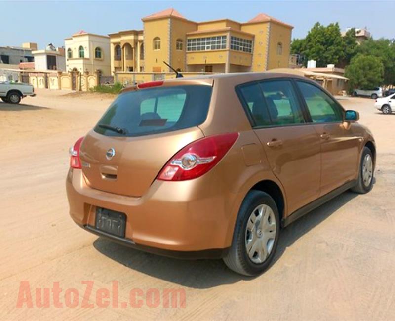 Nissan Tiida 2009 Gulf specs Full Automatic  4-Cylinder Fuel economy vehicle. Family used vehicle in Excellent condition. Engine, Gear, Chassis and AC guranteed insha Allah.  Price: Aed 13,500/-(Negotiable) Call or What's App 055-4400750.