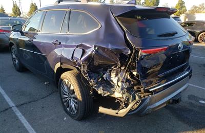 2022 Toyota Highlander Platinum...........whatsaspp...