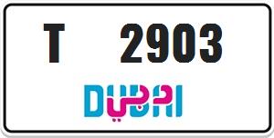 2903 - 4 digit dubai