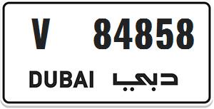 Dubai plates